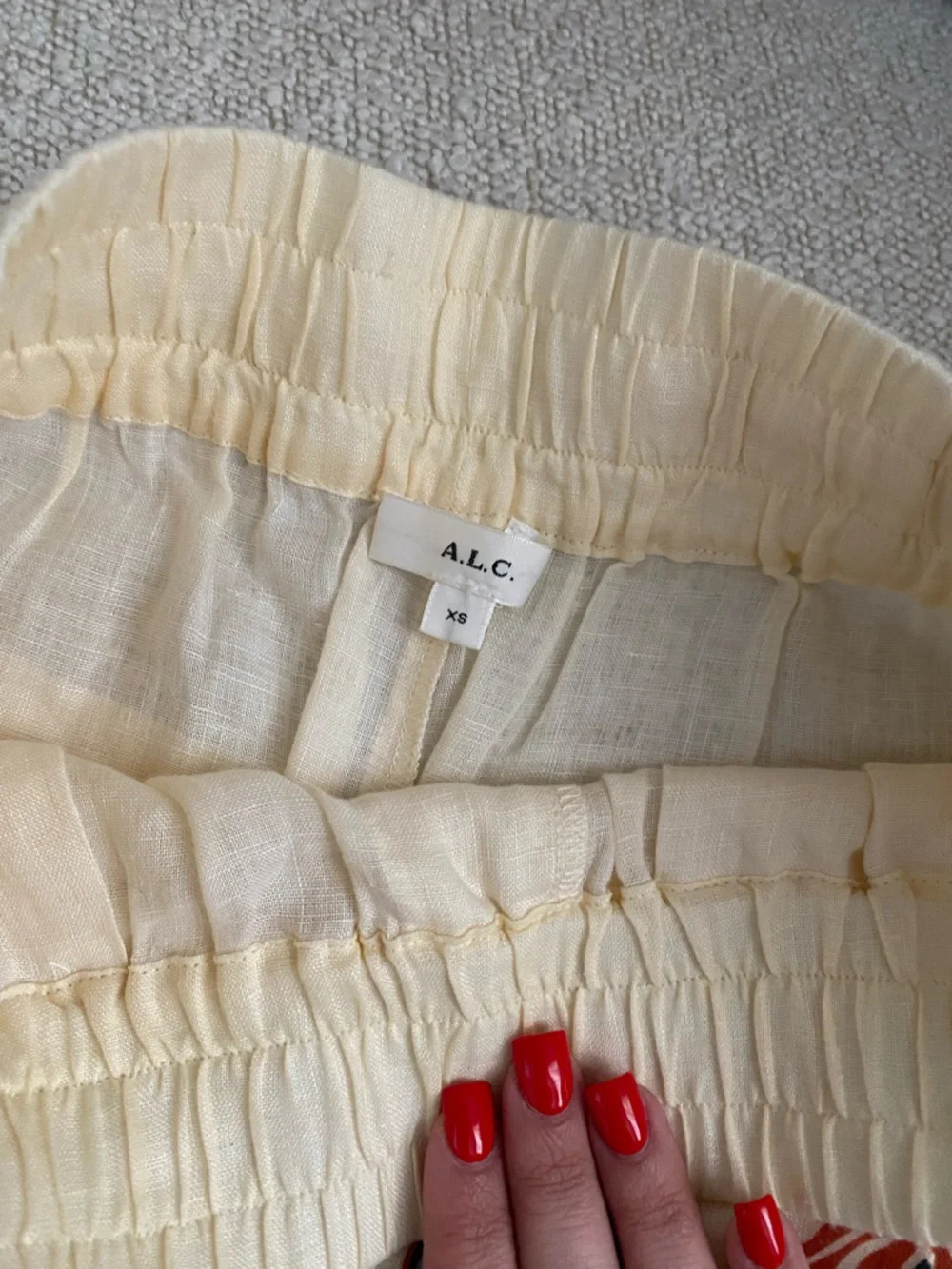 A.L.C. | Emmett Linen Coverup Shorts in Cream Multi